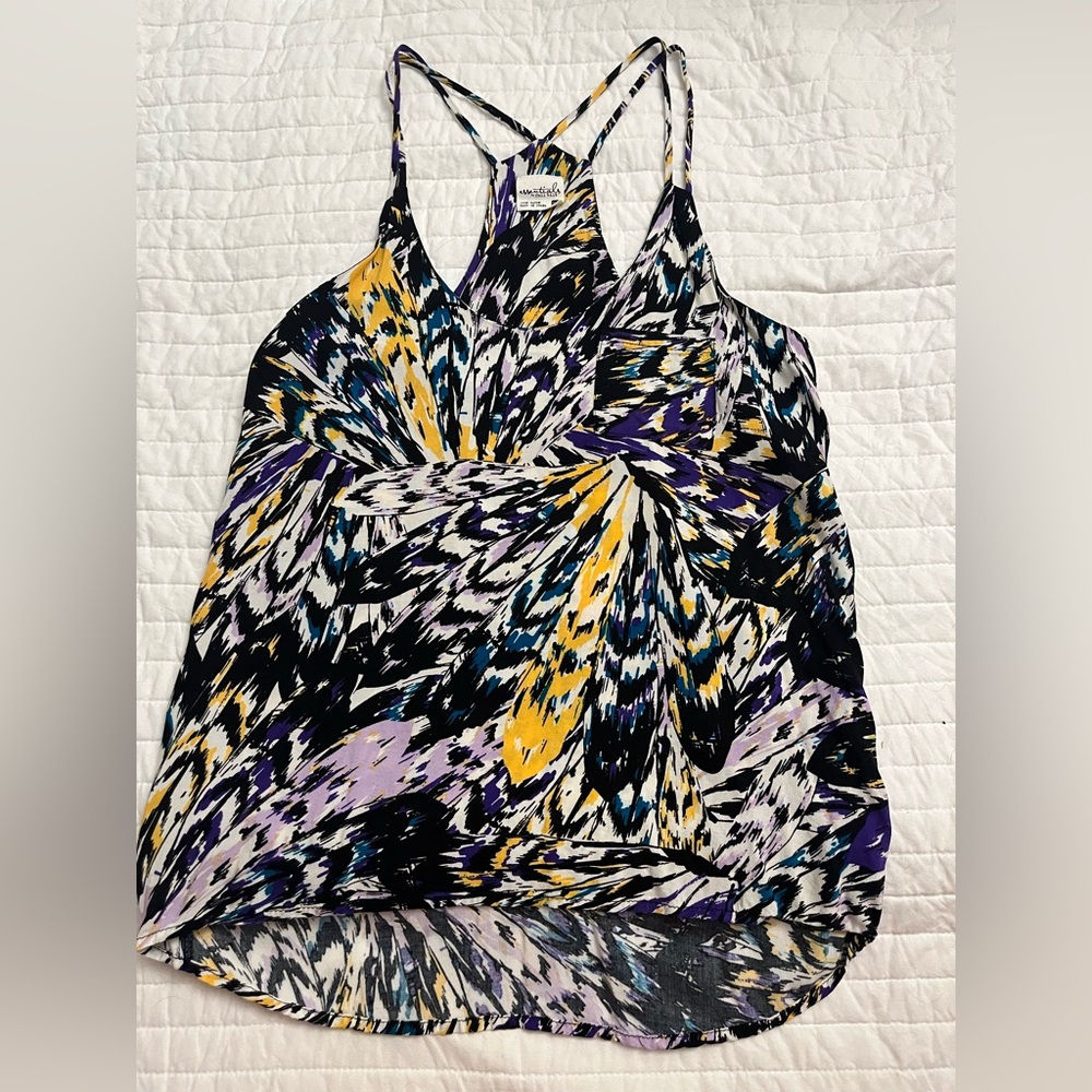 Tilly’s full tilt abstract print tank top